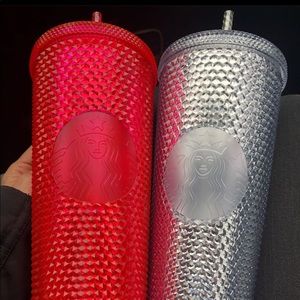 Silver Starbucks Holiday 2019 Tumbler